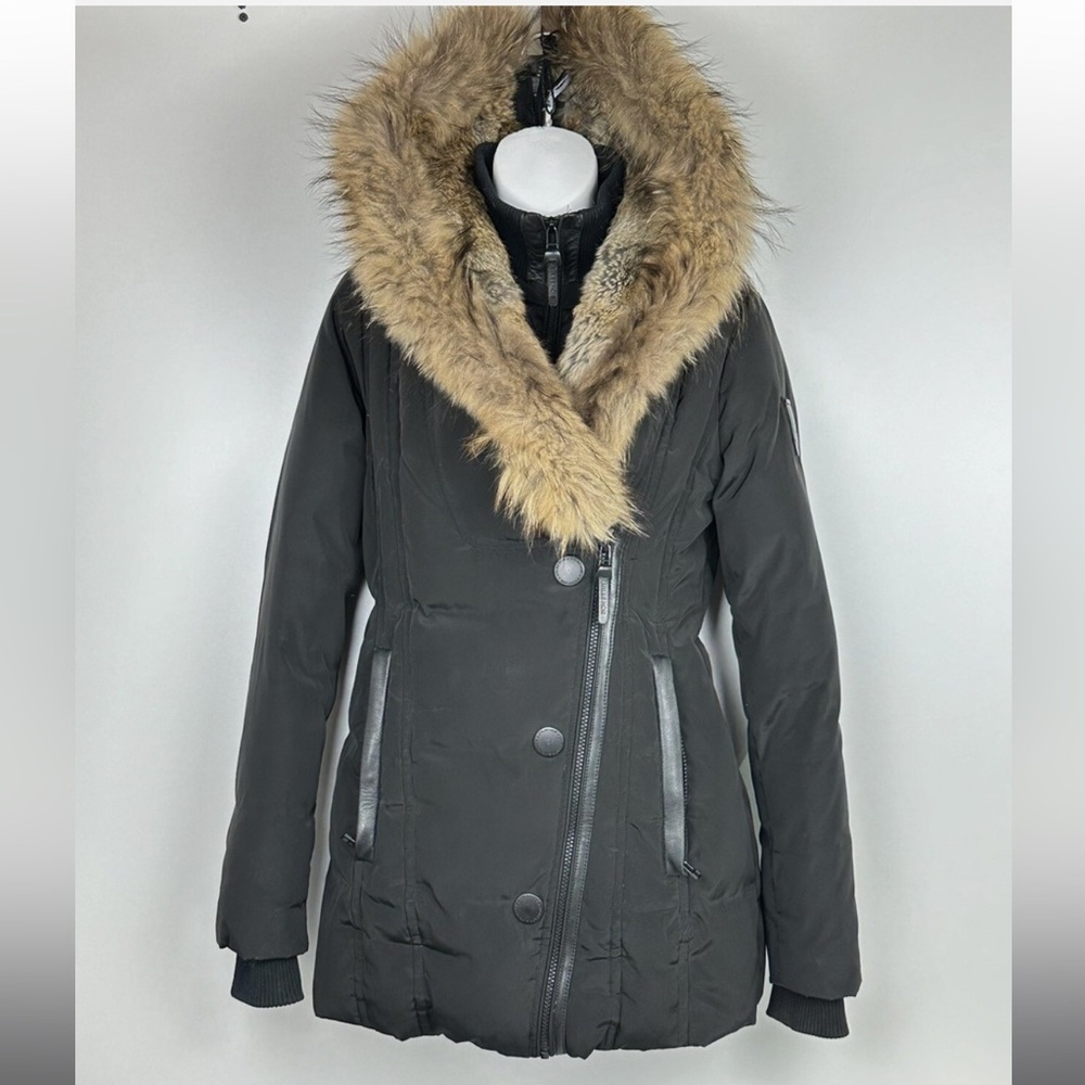 AtelierNoir Rudsak Black Jacket with real fur